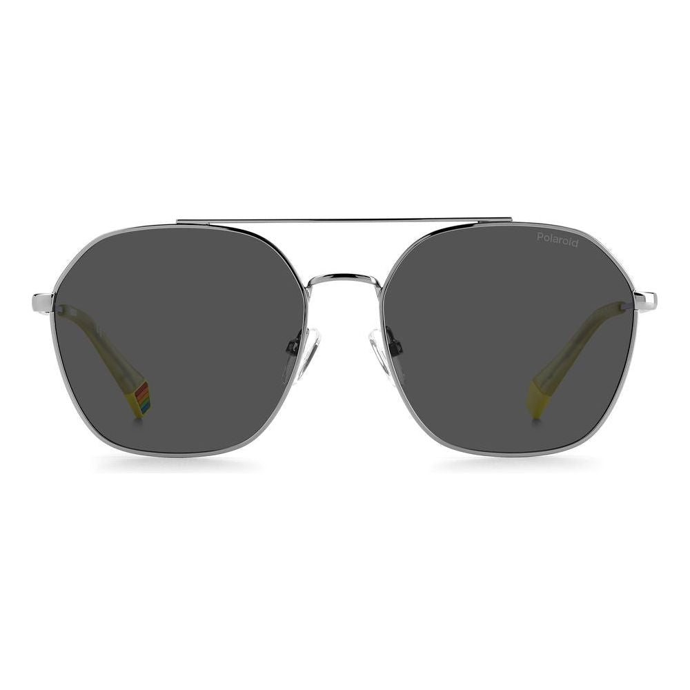 Polaroid Gray Stainless Steel Sunglasses Polaroid