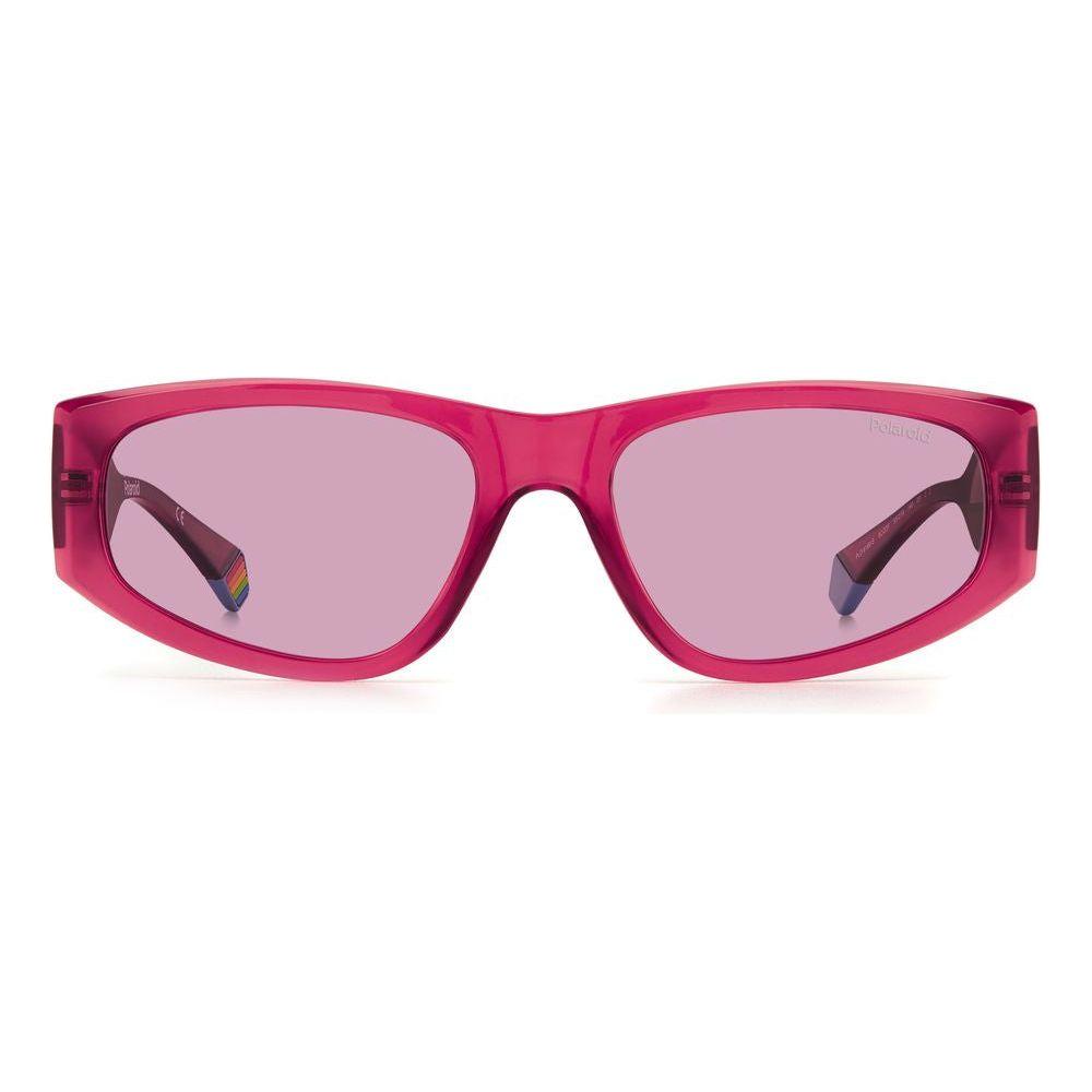 Polaroid Red Plastic Sunglasses Polaroid Gray