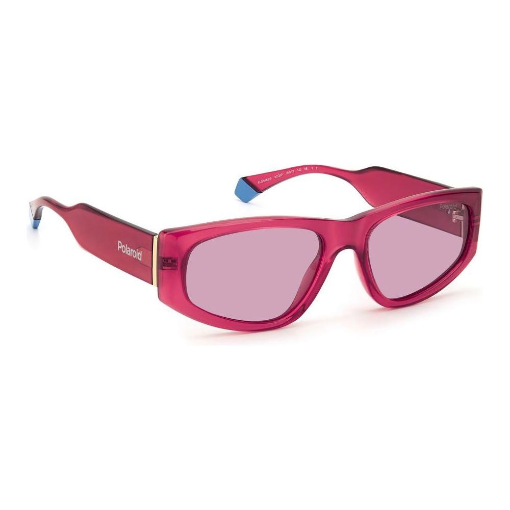 Polaroid Red Plastic Sunglasses Polaroid Maroon