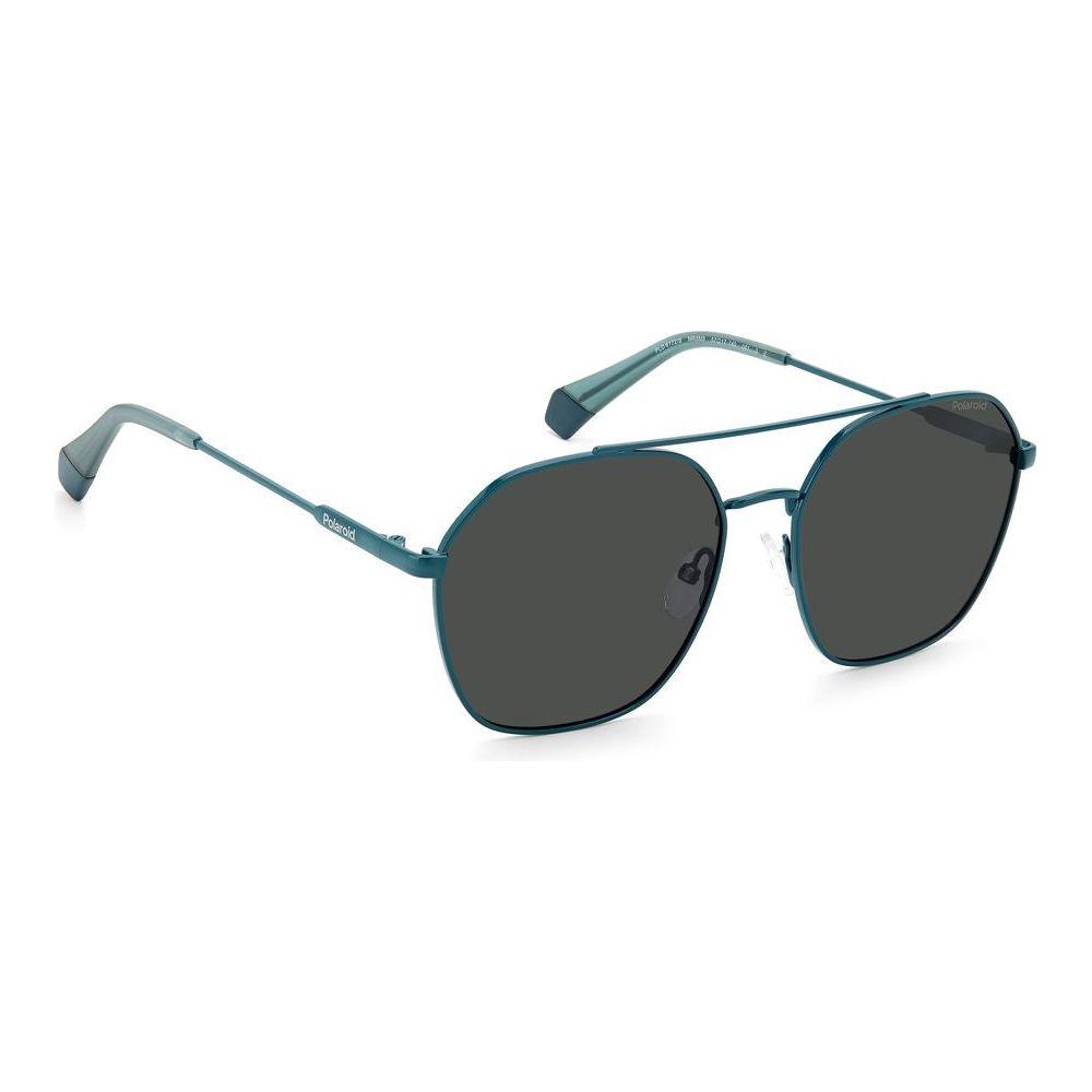 Polaroid Blue Stainless Steel Sunglasses Polaroid