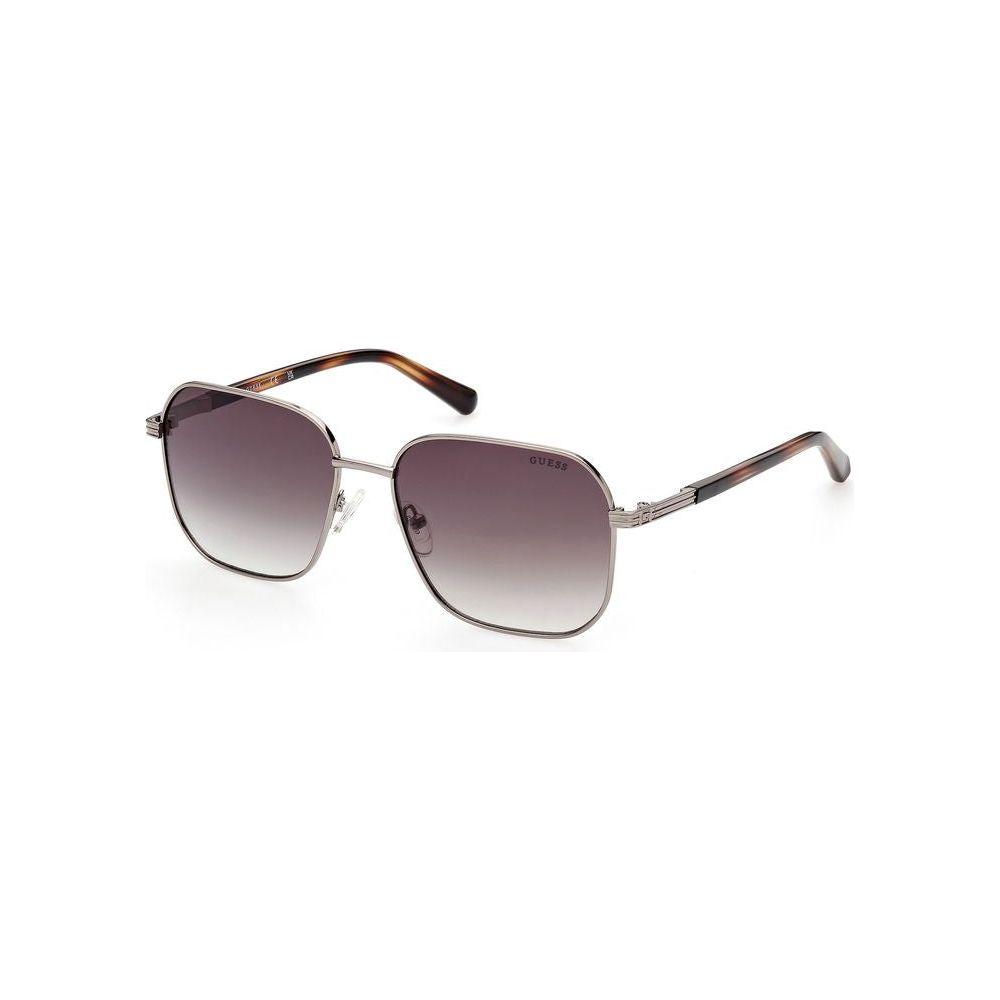 Guess Gray Metal Sunglasses Guess