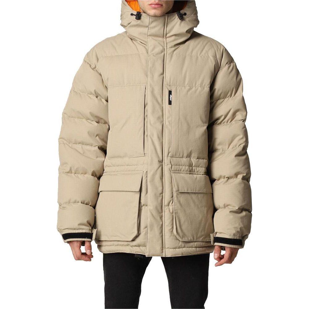 MSGM Beige Cotton Men Jacket MSGM