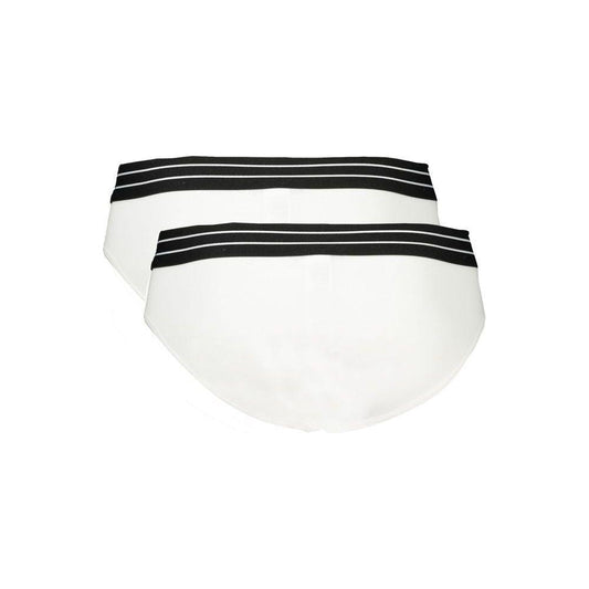 Cavalli Class White Cotton Underwear Cavalli Class