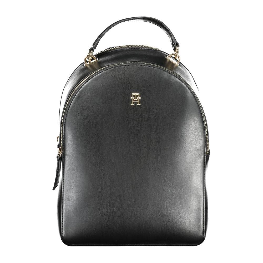 Tommy Hilfiger Black Polyethylene Backpack Tommy Hilfiger