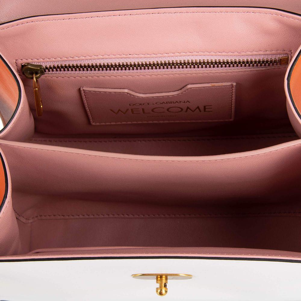 Dolce & Gabbana Multicolor Leather Di Calfskin Handbag Dolce & Gabbana