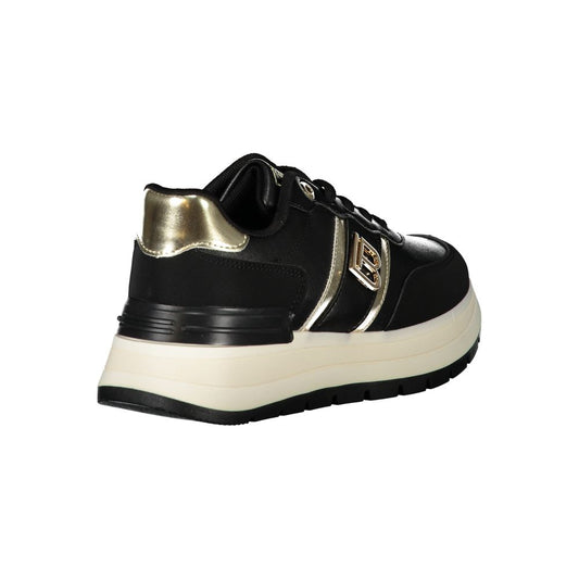 Laura Biagiotti Black Polyester Sneaker Laura Biagiotti