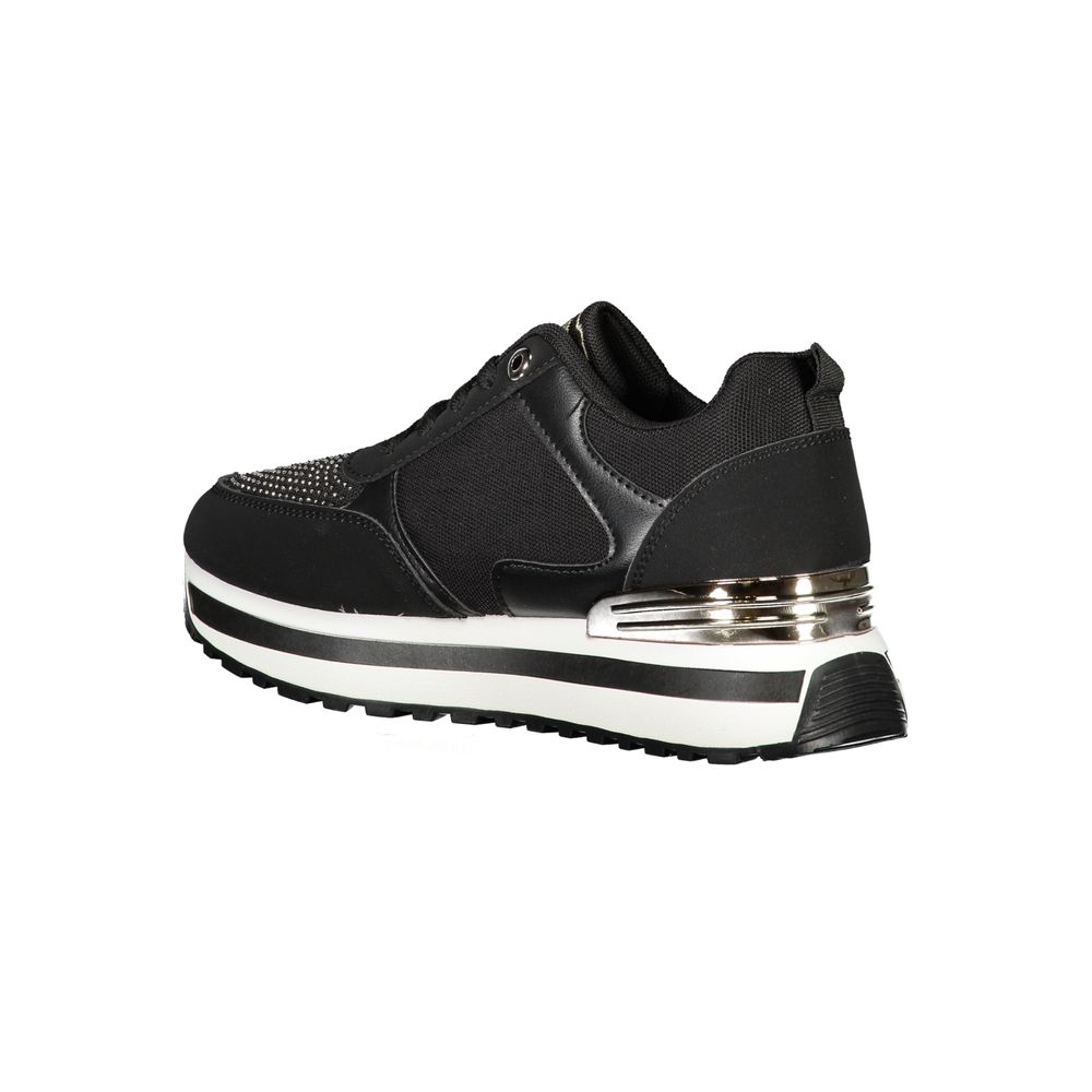 Laura Biagiotti Black Polyester Sneaker Laura Biagiotti