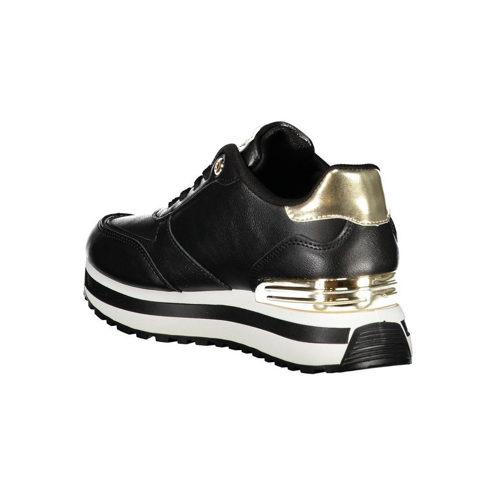 Laura Biagiotti Black Polyester Sneaker Laura Biagiotti