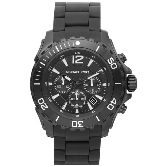 Michael Kors Black Rubber Watch Michael Kors