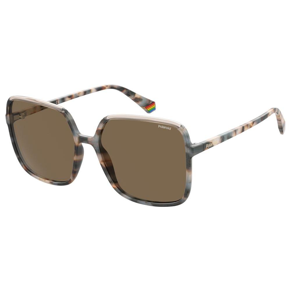 Polaroid Beige Plastic Sunglasses Polaroid Dim Gray
