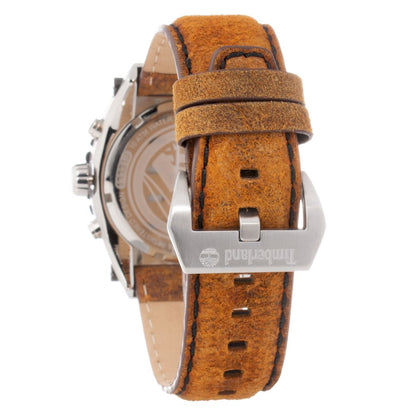 Timberland Brown Leather Dress Watch