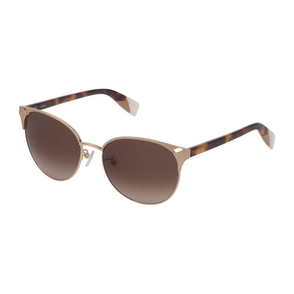 Furla Rose Gold Metal Sunglasses Furla