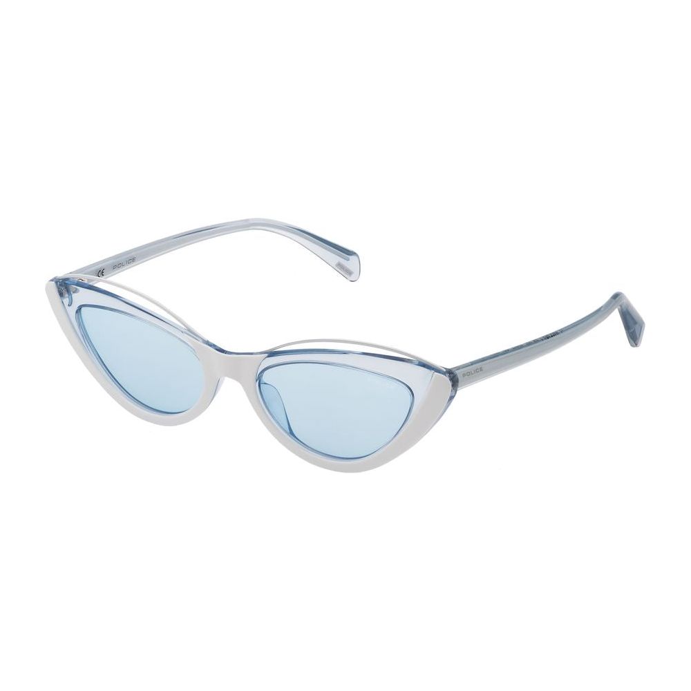 Police White Acetate Sunglasses Police