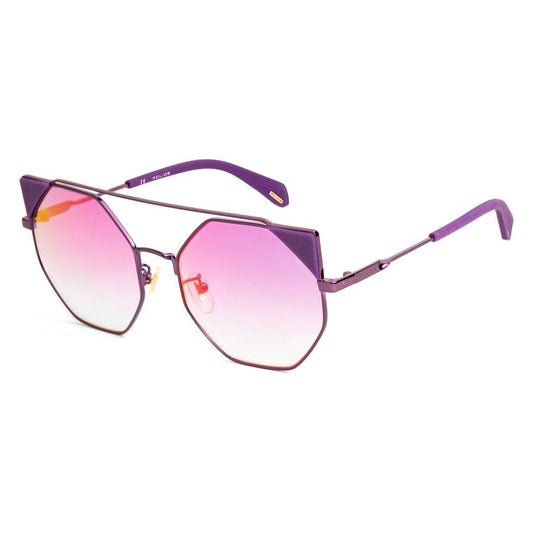 Police Purple Metal Sunglasses Police