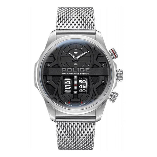 Police Gray Stainless Steel Watch