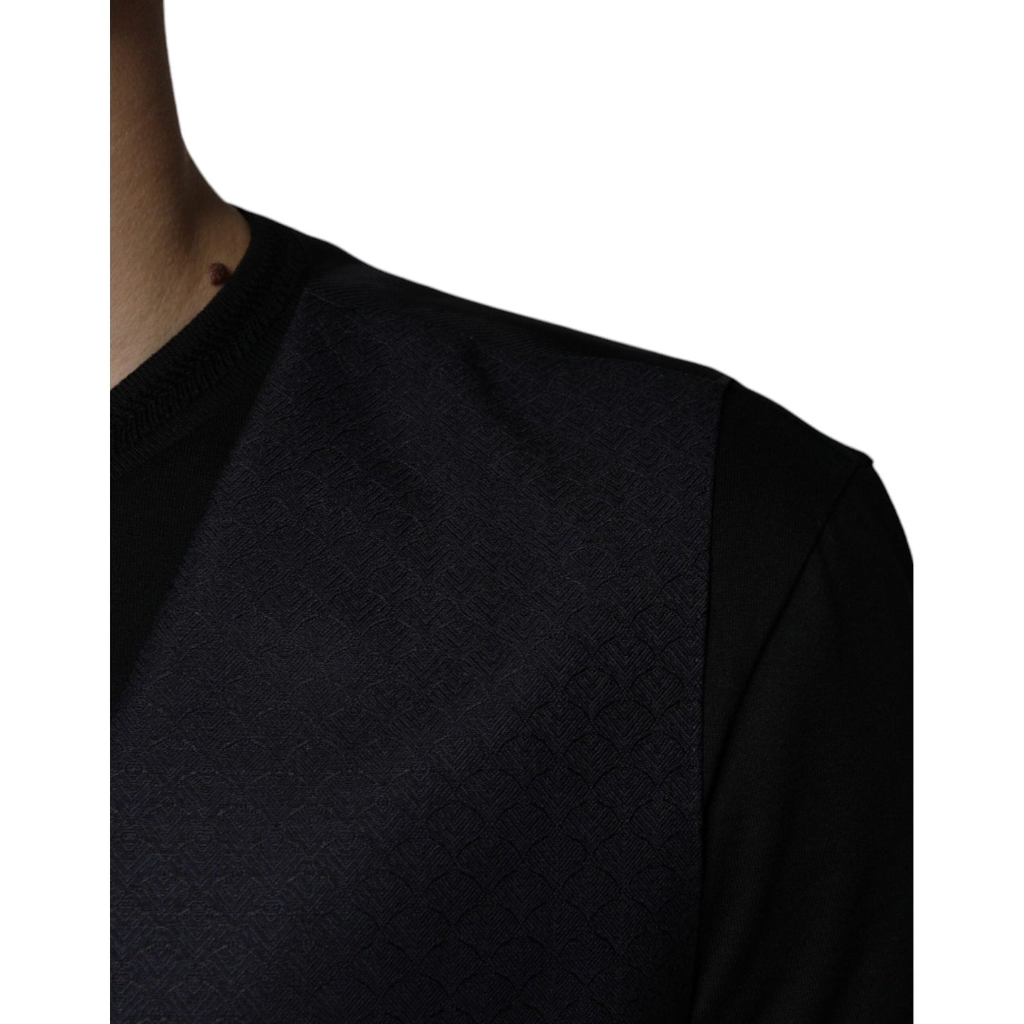 Dolce & Gabbana Black Wool Waistcoat Dress Formal Vest Dolce & Gabbana Black