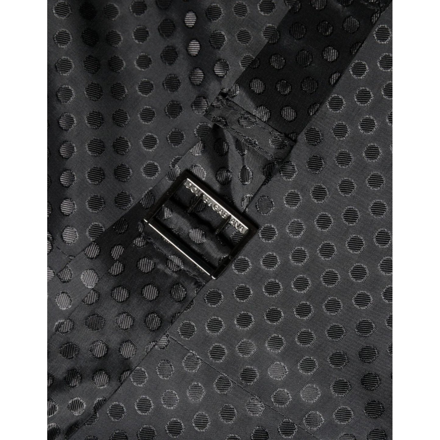 Dolce & Gabbana Black Wool Waistcoat Dress Formal Vest Dolce & Gabbana Dark Slate Gray