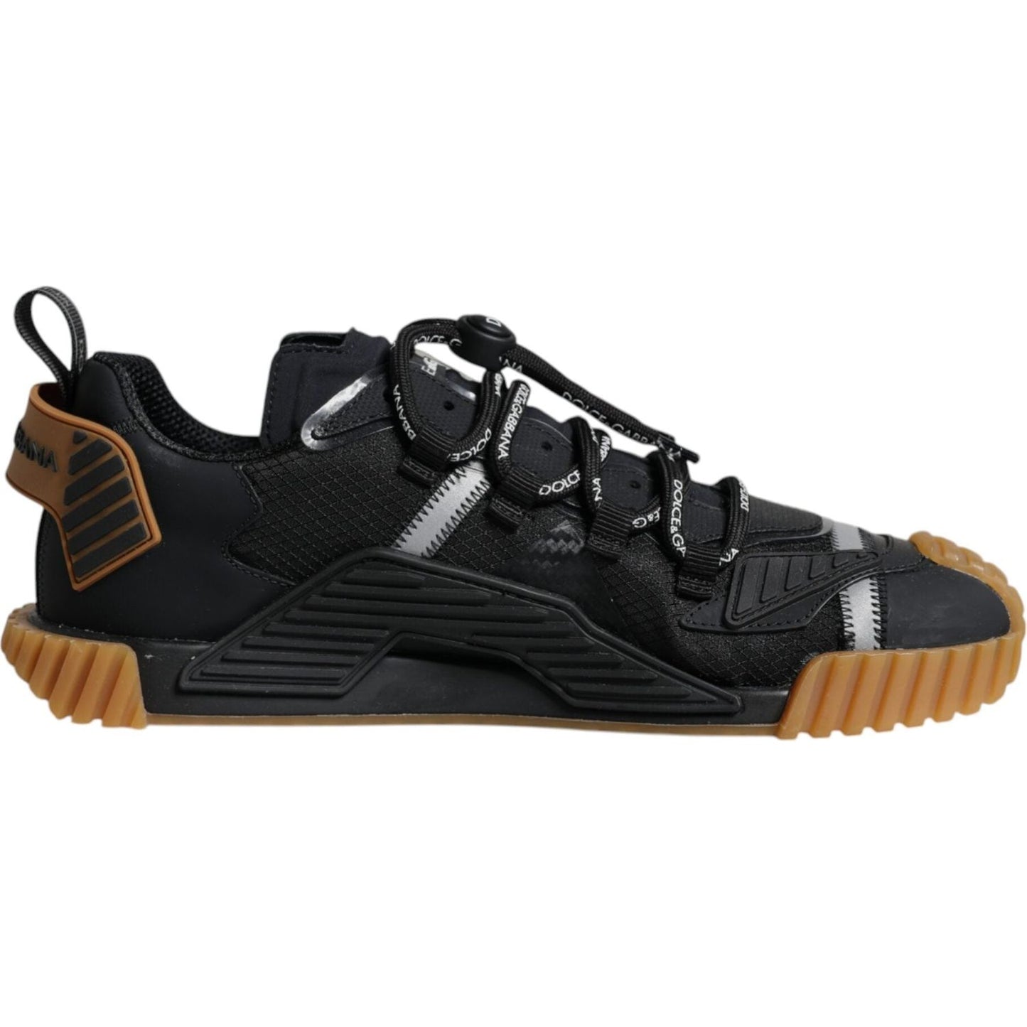 Dolce & Gabbana Black Brown NS1 Low Top Men Sneakers Shoes Dolce & Gabbana