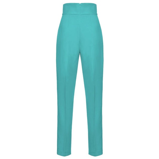 PINKO Green Polyester Jeans & Pant PINKO