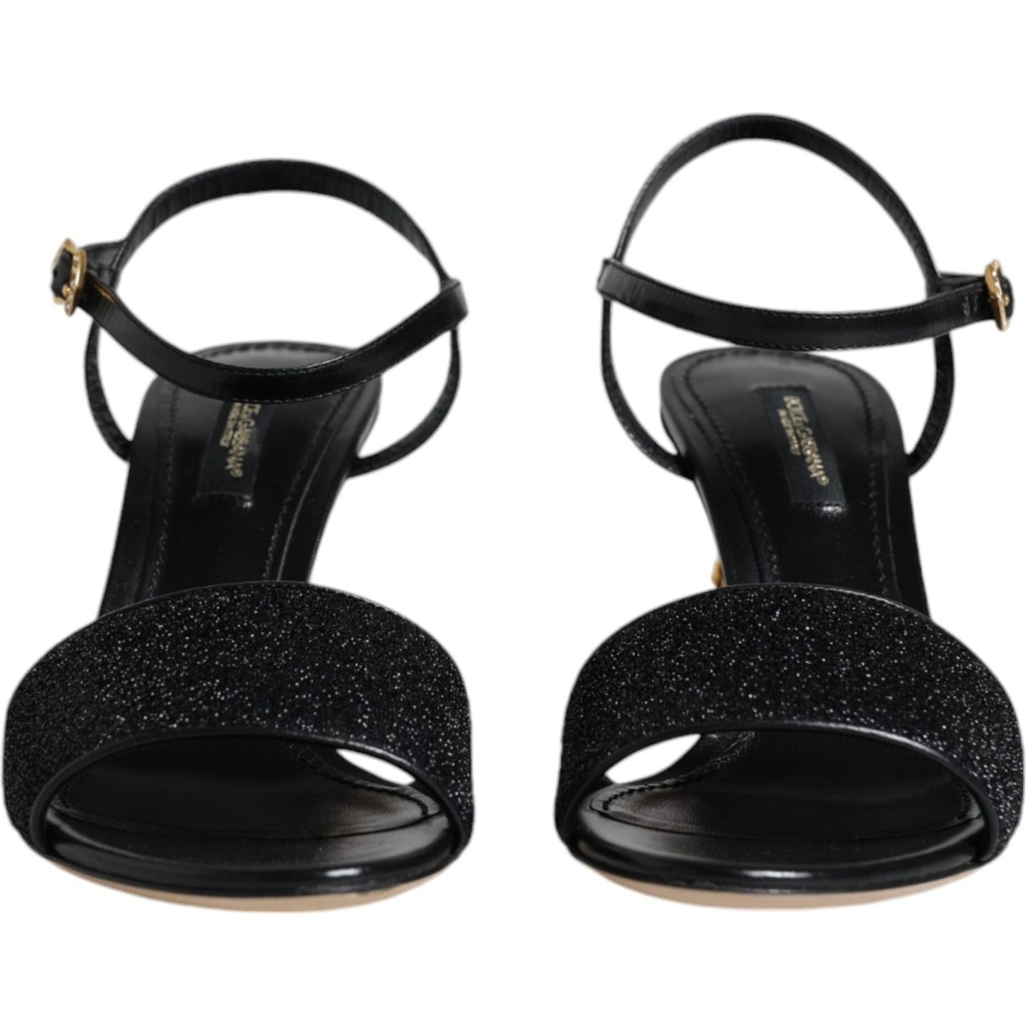 Dolce & Gabbana Black KEIRA Heels Ankle Strap Sandals Shoes Dolce & Gabbana