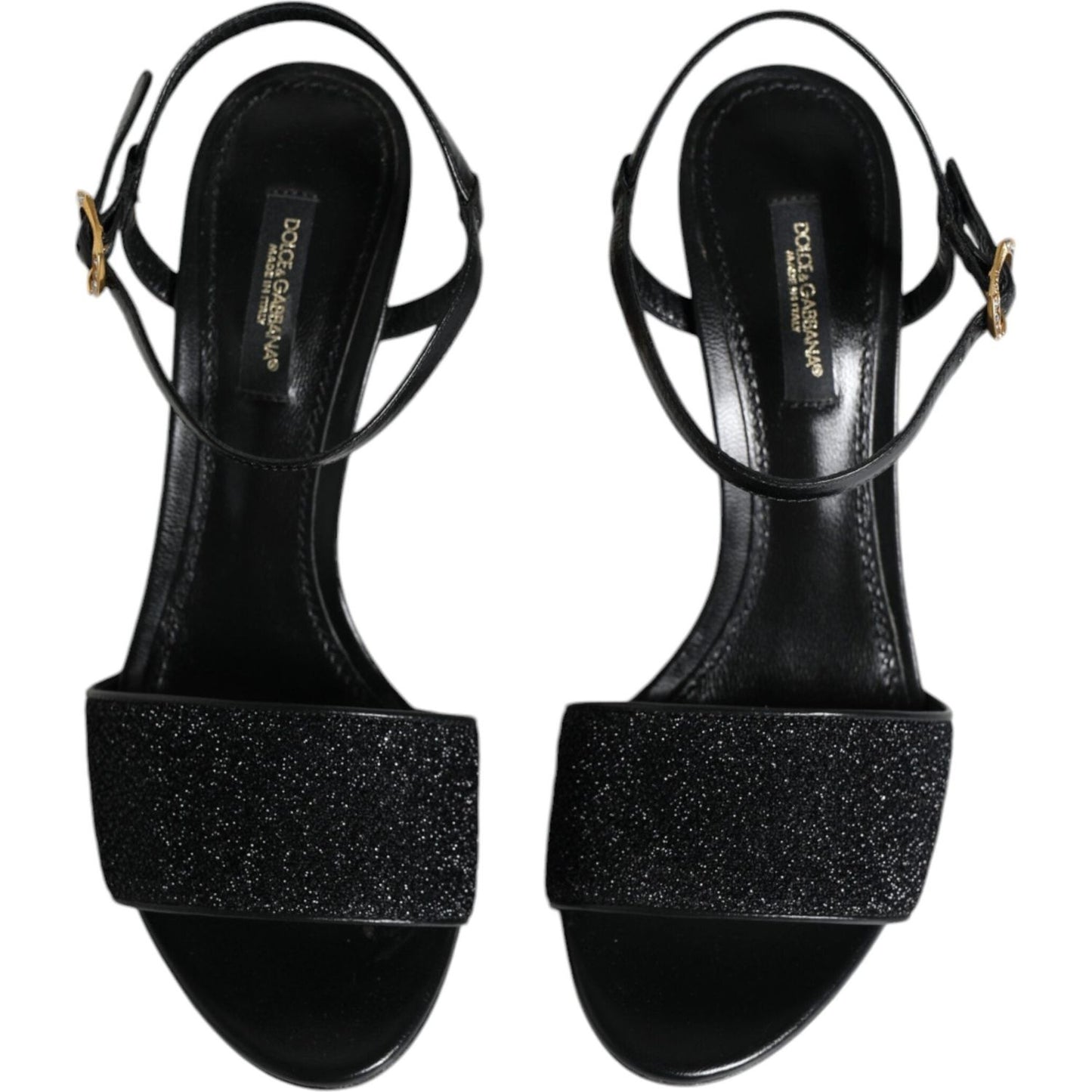 Dolce & Gabbana Black KEIRA Heels Ankle Strap Sandals Shoes Dolce & Gabbana