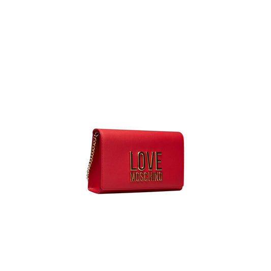 Love Moschino Red Polyethylene Women Crossbody Bag Love Moschino