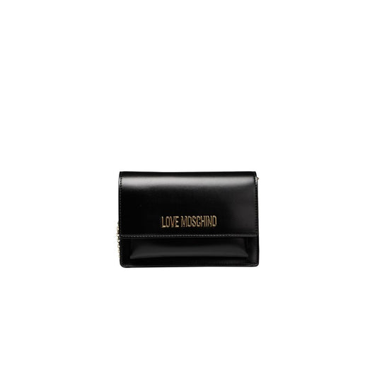 Love Moschino Black Polyethylene Women Crossbody Bag Love Moschino