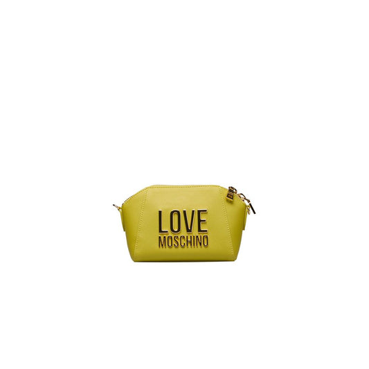 Love Moschino Yellow Polyethylene Women Crossbody Bag Love Moschino