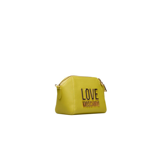 Love Moschino Yellow Polyethylene Women Crossbody Bag Love Moschino