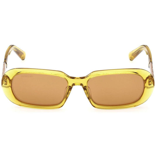 Swarovski Yellow Plastic Sunglasses Swarovski