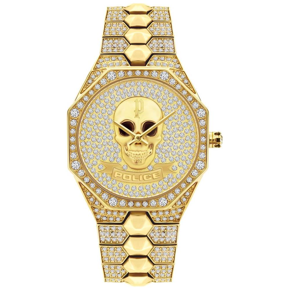 Police Gold Stainless Steel Watch Police