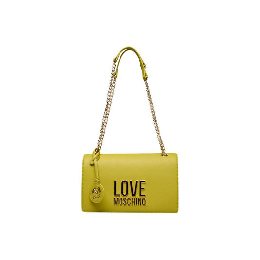 Love Moschino Yellow Polyethylene Crossbody Bag