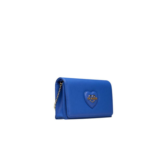 Love Moschino Blue Polyethylene Women Crossbody Bag Love Moschino