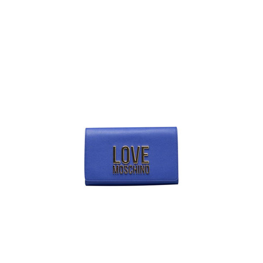 Love Moschino Blue Polyethylene Women Crossbody Bag Love Moschino