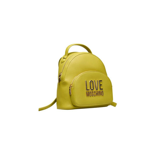 Love Moschino Yellow Polyethylene Backpack Love Moschino