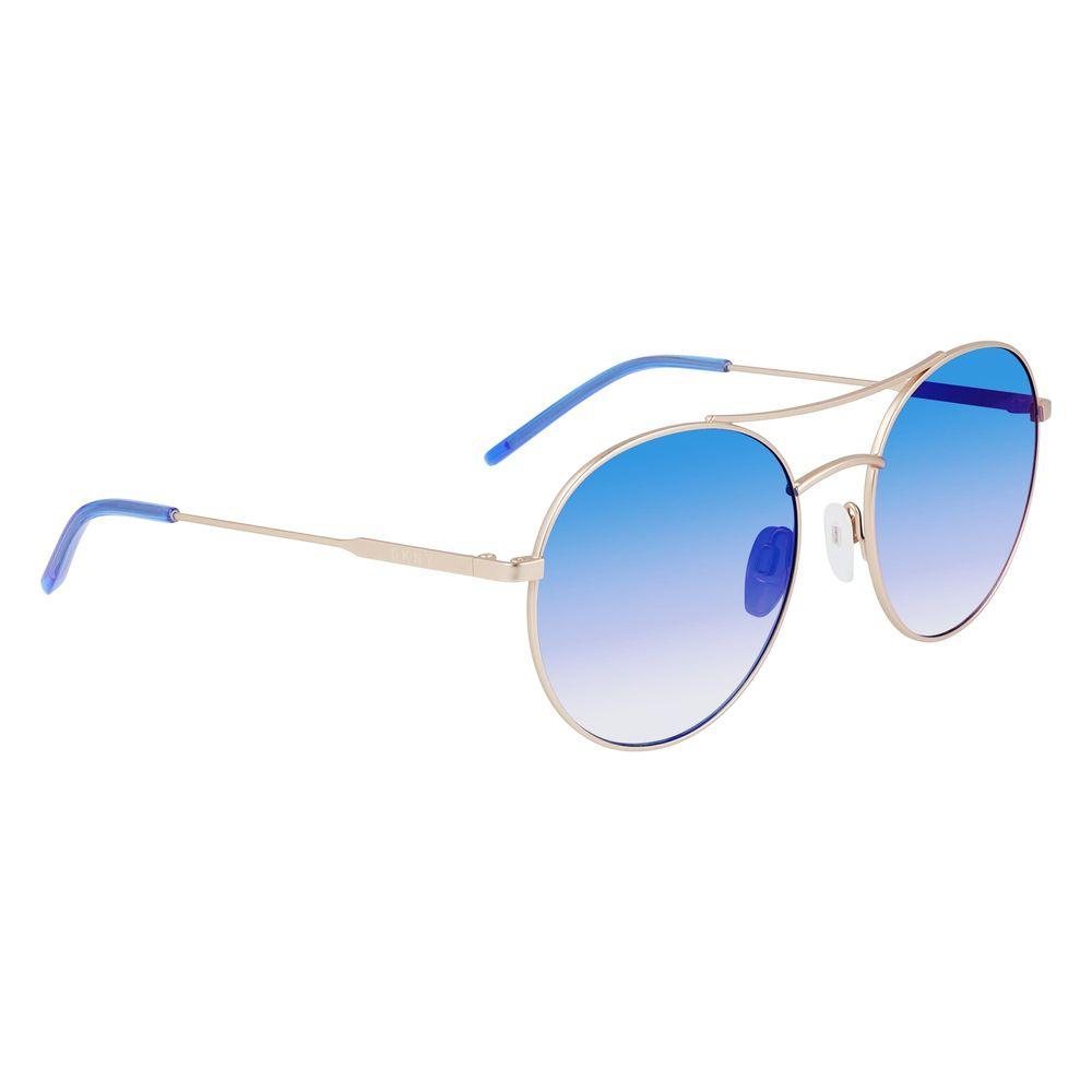 DKNY Gold Metal Sunglasses