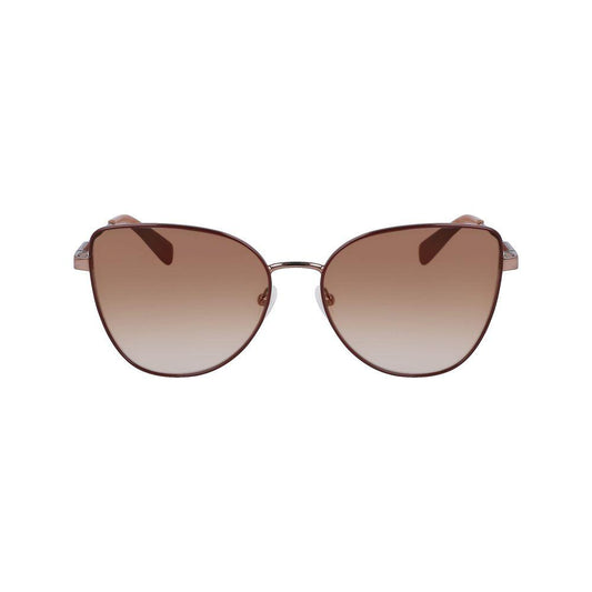 Longchamp Gold Metal Sunglasses Longchamp