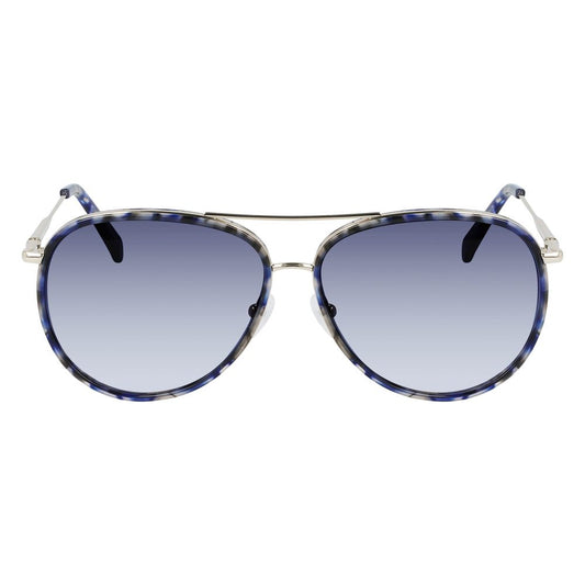 Longchamp Gold Metal Sunglasses Longchamp