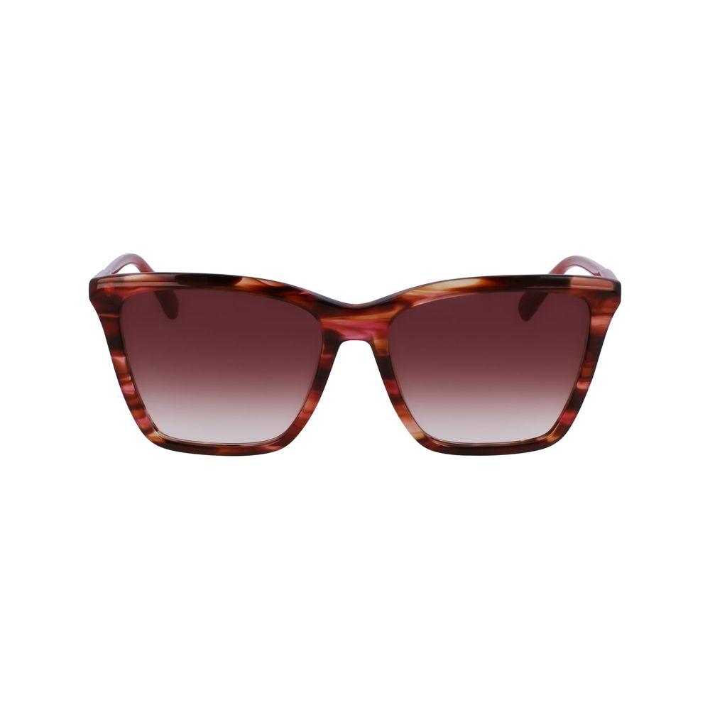 Longchamp Red Acetate Sunglasses Longchamp