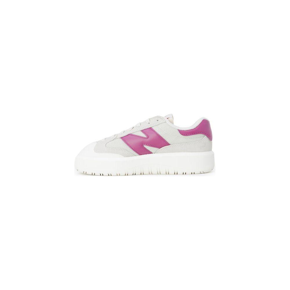 New Balance Pink Leather Sneaker New Balance