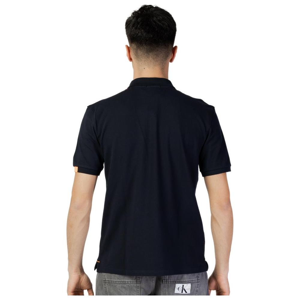 Suns Blue Cotton Polo Shirt