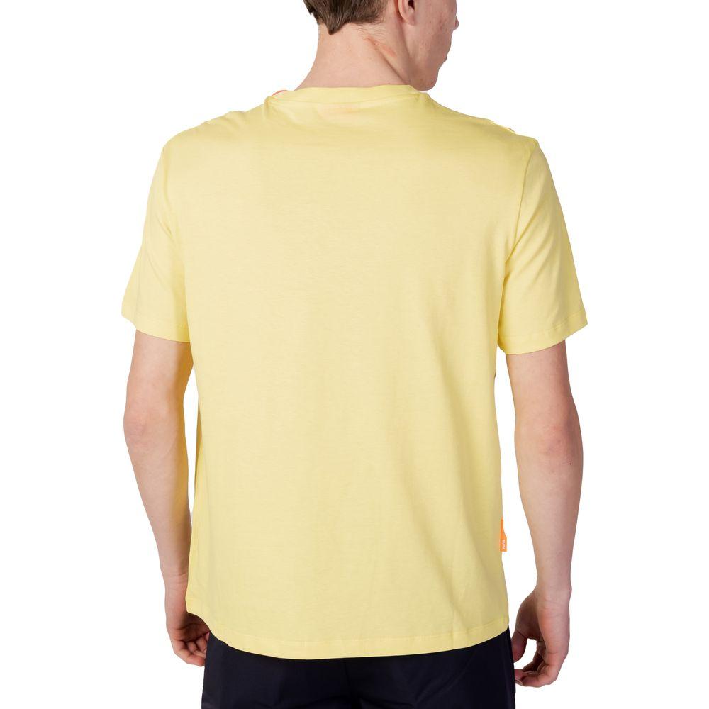 Suns Yellow Cotton T-Shirt