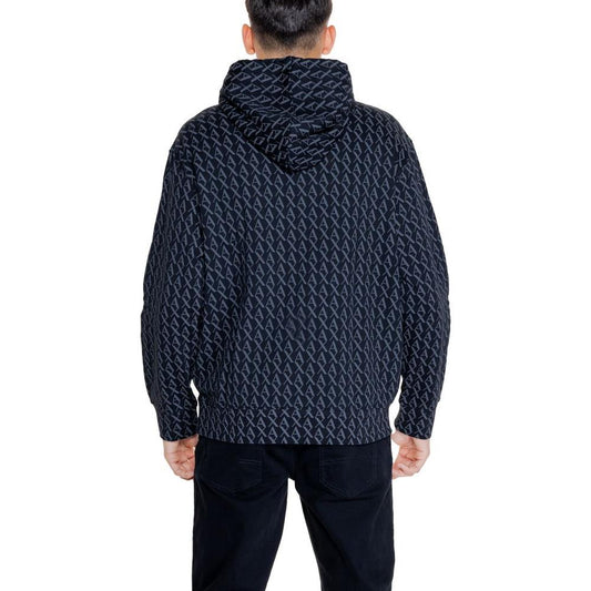 Armani Exchange Black Cotton Sweater Armani Exchange Dark Slate Gray