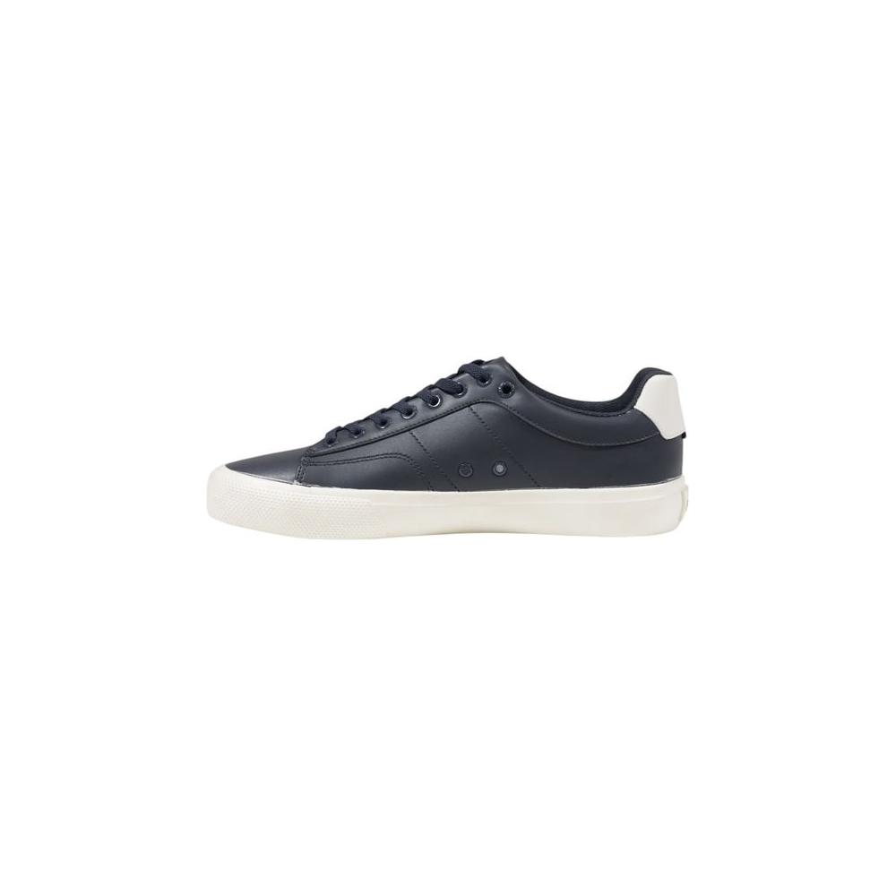 Hugo Boss Blue Leather Sneaker Hugo Boss