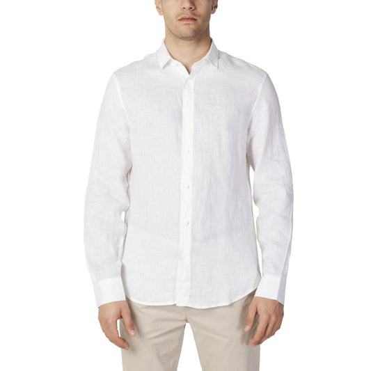 Armani Exchange White Linen Shirt