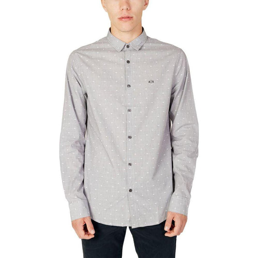 Armani Exchange Black Cotton Shirt Armani Exchange