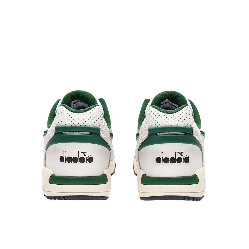 Diadora Green Synthetic Leather Sneaker Diadora