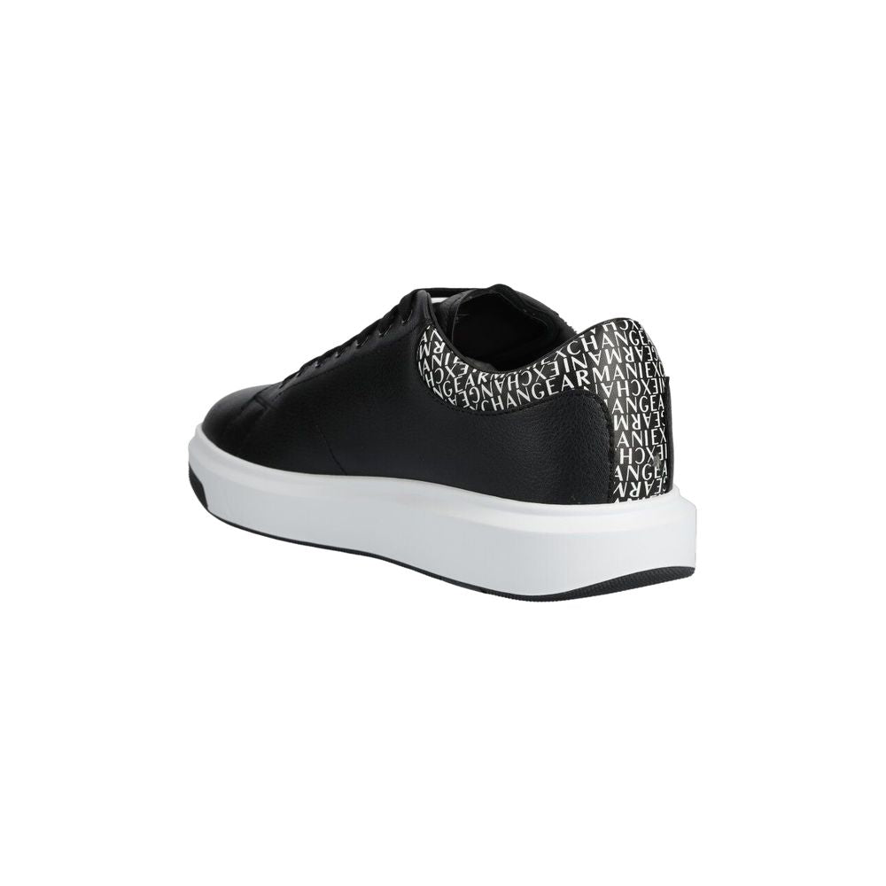 Armani Exchange Black Polyester Sneaker Armani Exchange