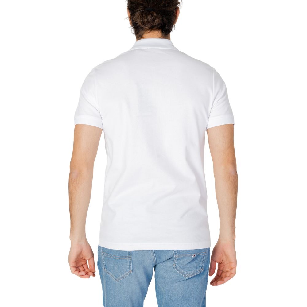 Hugo Boss White Cotton Polo Shirt Hugo Boss