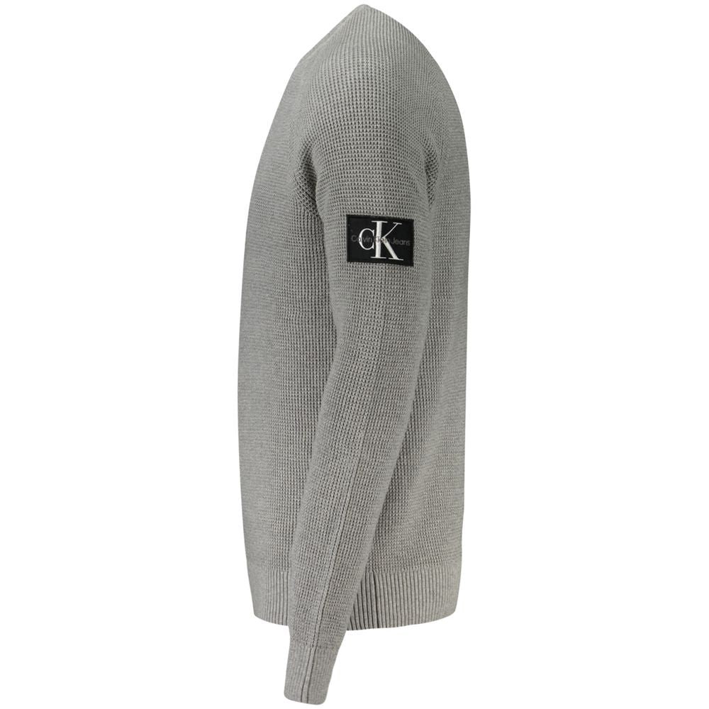 Calvin Klein Gray Cotton Sweater